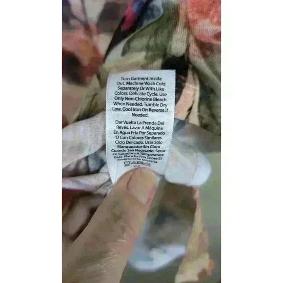 NWT Time and Tru Women's 3/4 Sleeve Rhinestone Top Size 3X - Picture 12 of 13